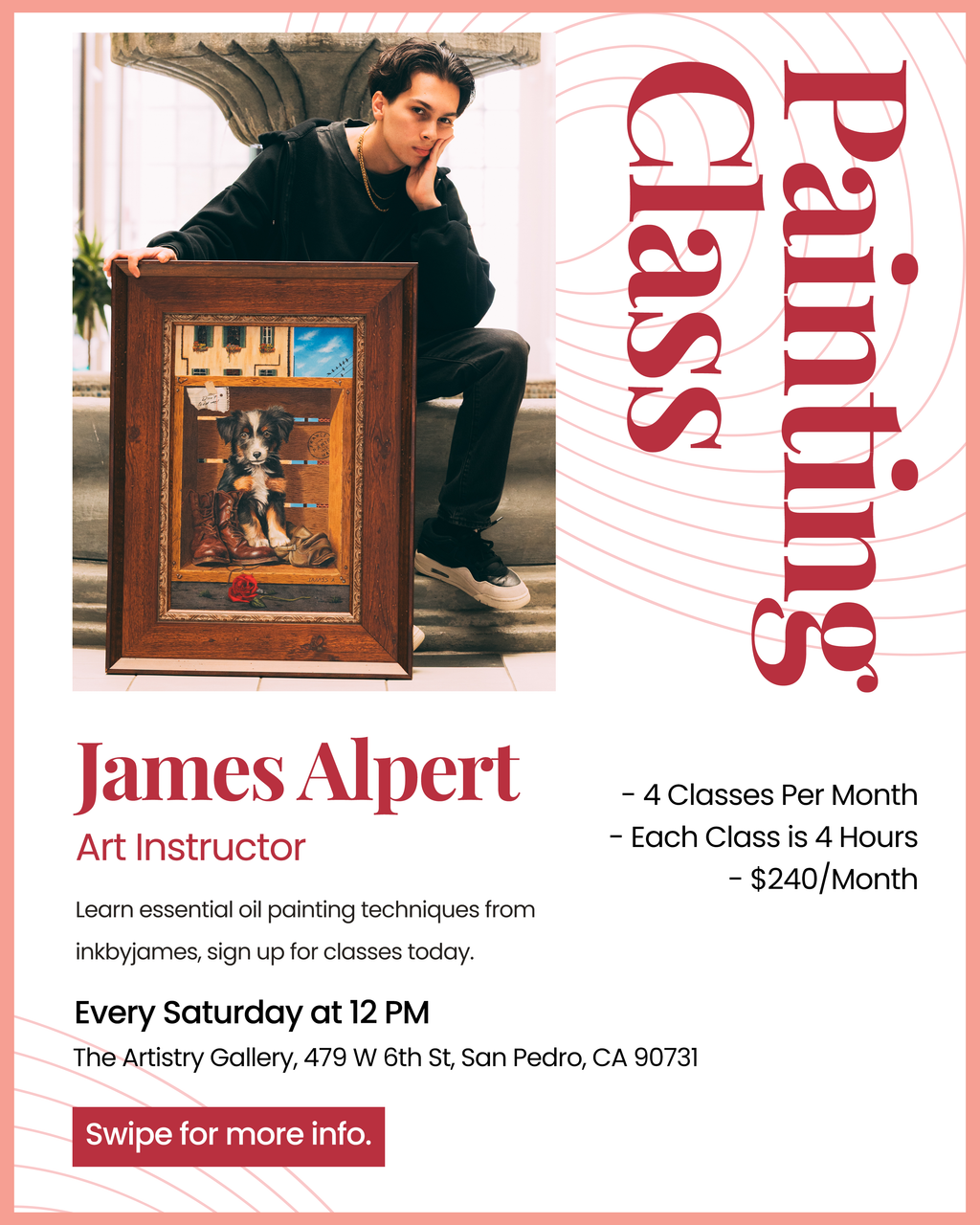 Beginner Art Classes with James Alpert